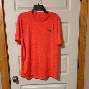 Under Armour Men's Heathered Orange Short Sleeve Performance Tee
